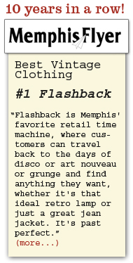 #1 in vintage clothing in Memphis - ten years in a row!